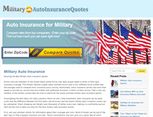 Tablet Screenshot of militaryautoinsurancequotes.com